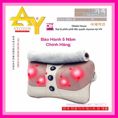 Gối massage Ayosun bản xám cao cấp
