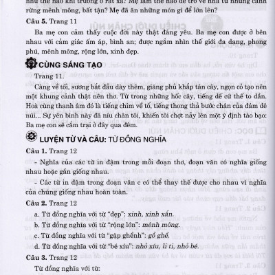Hướng dẫn học và làm bài Tiếng Việt 5 tập 1 (Chân trời sáng tạo)
