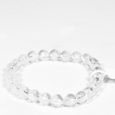 Vòng tay đá thạch anh ưu linh trắng mệnh thủy, kim - Ngọc Quý Gemstones