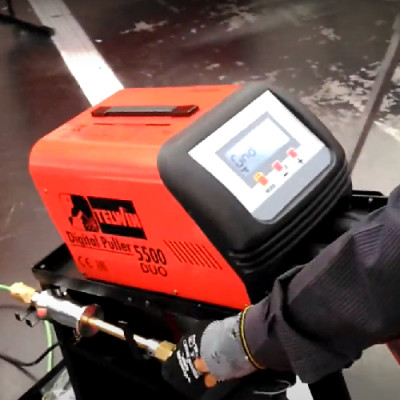 Máy Hàn Rút Tôn 2 Súng Telwin DIGITAL PULLER 5500 DUO