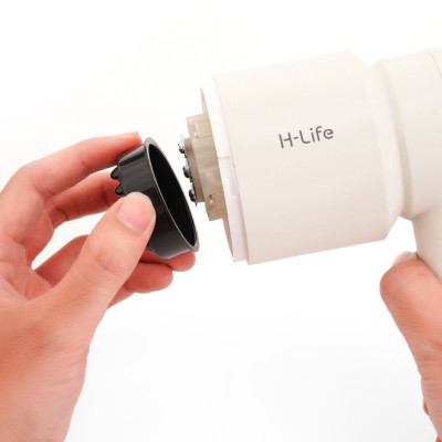 Máy massage H-Life toàn thân cầm tay - Nhỏ gọn, Nhựa ABS, 6 đầu massage H-Life - Cobihome