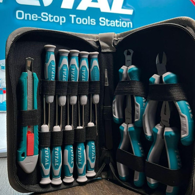 BỘ 16 MÓN TUA VÍT VÀ KỀM CHUẨN TOTAL TKTTSK0162 - HÀNG CHÍNH HÃNG