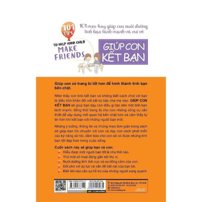 Sách - 101 Tips Giúp Con Kết Bạn - Poppy O