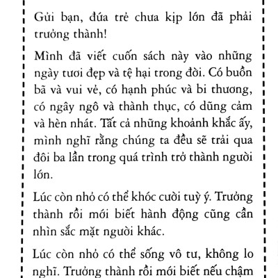 Combo Sách Chưa Kịp Lớn Đã Phải Trưởng Thành + Anh Không Bận, Chỉ Là Không Nhớ Em (Bộ 2 Cuốn)