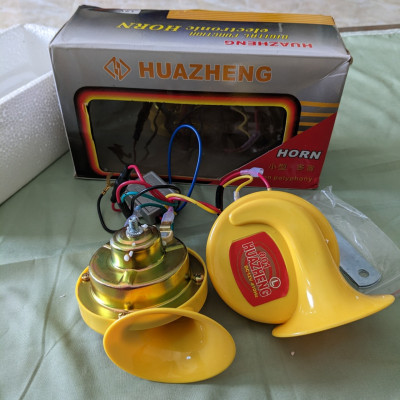 Còji Ngân ÔTÔ Xe Máy Kiểu Ốc Sên 8 Tiếng: Âm Thanh Sắc Nét, Độ Bền Vượt Trội Bản CAO CẤP, ĐÈN TRANG TRÍ