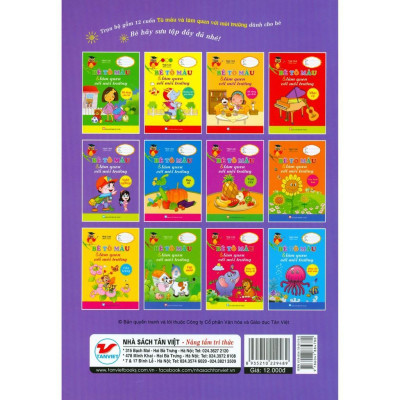 Sách - Bé Tô Màu & Làm Quen Với Môi Trường - Nghề Nghiệp - Tân Việt Books