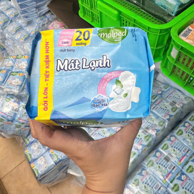 Combo 4 gói BVS Molped Icycool Có cánh gói lớn 20 miếng tiết kiệm giá tốt