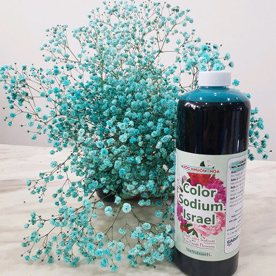 Dung Dịch Nhuộm Hoa Cắt Cành Đổi Màu (Combo 4 chai) theo Công Nghệ Israel giúp hoa nhuộm đổi màu theo ý muốn – The Color Sodium for Fresh Flowers