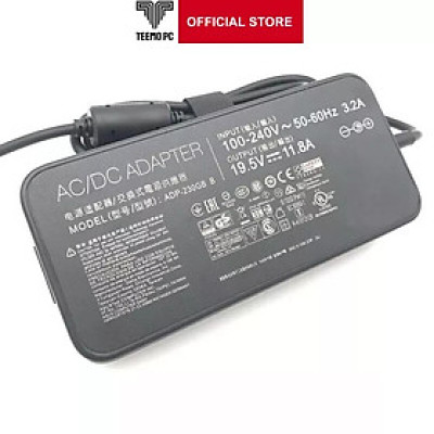 Sạc Tương Thích Cho Laptop Asus Rog Zephyrus M Gm501 Gm501Gm-Ei005T Gm501Gs-Ei004T Gm501Gs-Xs74 - 230W 6.0Mm*3.7Mm - TEEMO PC Hàng Nhập Khẩu