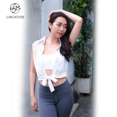 Bộ đôi áo lưới và áo ngực đa năng LMcation Elisa Bella - Màu trắng