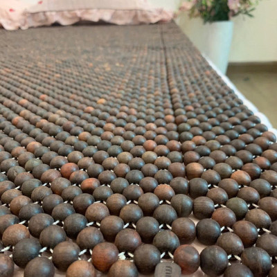 Chiếu Hạt Gỗ Trắc Mộc Cao Cấp - Kích Thước 1,2mx1,9m hatgj 1.,2cm ( video , hình thật ) 