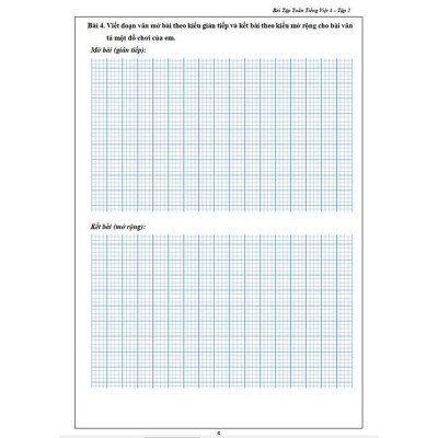 Sách - Bài Tập Tuần dành cho học sinh lớp 4 - Toán và Tiếng Việt - học kì 2 (2 quyển)