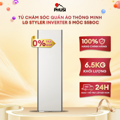 Tủ chăm sóc quần áo thông minh LG S5BOC - Hàng chính hãng - Chỉ giao HCM
