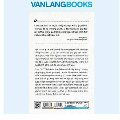 Sách Vanlangbooks - Dám Quyết Định