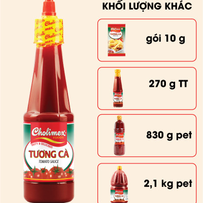 Tương cà gói Cholimex 10g siêu tiện lợi (01 túi gồm 50 gói)