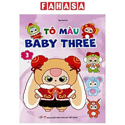 Sách - Tô Màu Baby Three 3