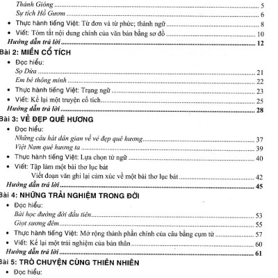 Phát triển kĩ năng đọc - hiểu và viết văn bản theo thể loại ngữ văn 6 (Chân trời sáng tạo)