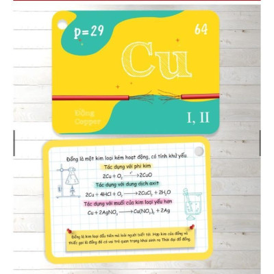 Sách Flashcard - Vui Học Hóa Nguyên Tố - Hợp Chất Hóa Học - Megabook