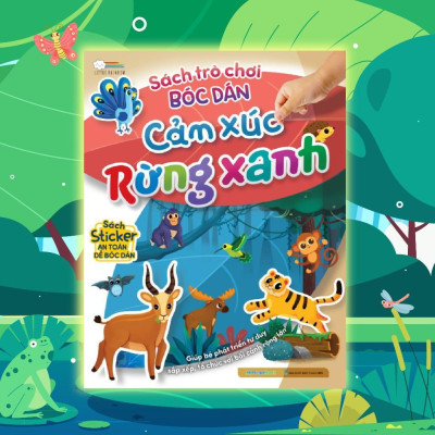 Sách Trò Chơi Bóc Dán - Cảm Xúc Rừng Xanh - Megabook