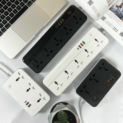 Ổ cắm thông minh Wifi Rạng Đông Model: OC08.WF.USB 3C/10A kết nối không dây, điều khiển được từng chân cắm, hẹn giờ, cài kịch bản