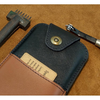 Bao da rút cho Samsung Note 10 plus/ Note20 Ultra/ S22 Plus/ Note8...quai cài da bò thật Style