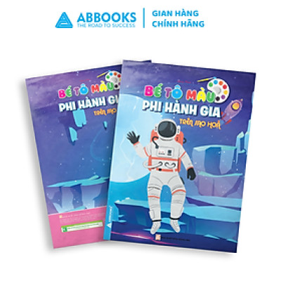 Sách - Bé tô màu - Phi hành gia trên Sao Mộc, Sao Hỏa - Bộ 2 cuốn