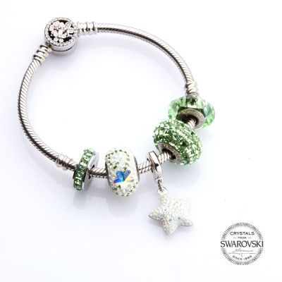 Charm Pha Lê Swarovski Ngôi Sao May Mắn