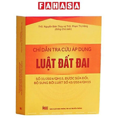 Sách - Chỉ Dẫn Tra Cứu Áp Dụng Luật Đất Đai