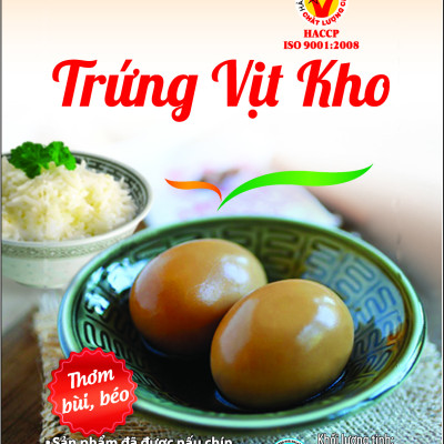 [Giao toàn quốc]Trứng vịt kho hộp {10 quả}