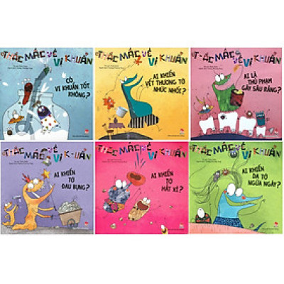 Trọn bộ Thắc Mắc Về Vi Khuẩn (6 cuốn)