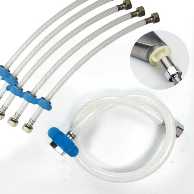 Dây Cấp Nước Lạnh Nhựa Dẻo Đủ Độ Dài Từ 50 Đến 150cm - Dùng cho vòi lavabo, vòi rửa chén