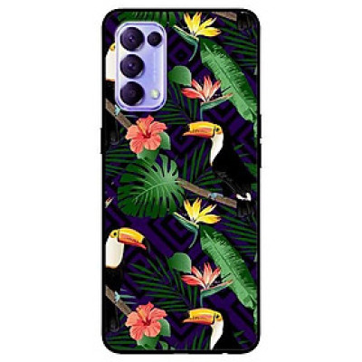 Ốp lưng dành cho Reno 5 - Reno 5 Pro - Realme 7 - Realme 7 Pro mẫu Họa Tiết Két Xanh