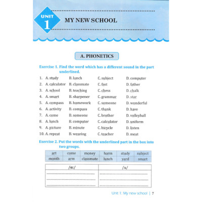 GLOBALL SUCESS - Vở bài tập tiếng anh lớp 6 tập 1 (có đáp án)