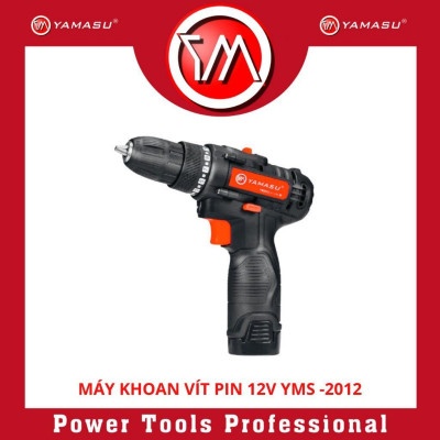 MÁY KHOAN VÍT PIN 12V 1.500MAH YMS-2012 YAMASU - HÀNG CHÍNH HÃNG