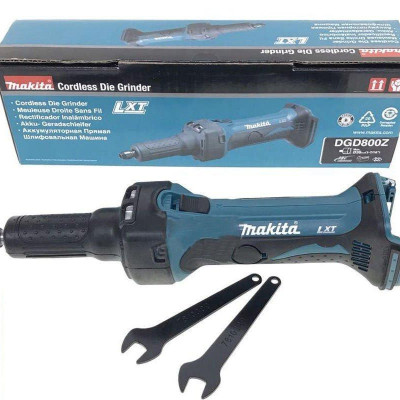 MÁY MÀI KHUÔN DÙNG PIN 18V 38MM (KHÔNG KÈM PIN VÀ ĐẾ SẠC) MAKITA DGD800Z (LOẠI MŨI DÀI)- HÀNG CHÍNH HÃNG