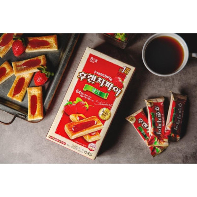 Bánh Nướng Nhân Dâu French Pie Haitai Hàn Quốc 192g