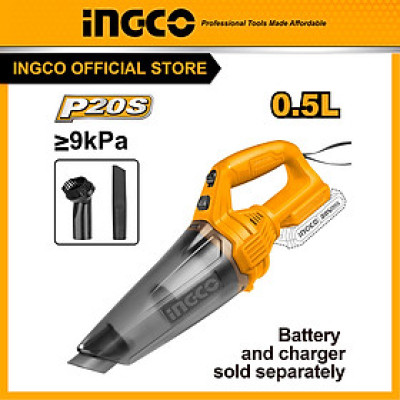 [CHÍNH HÃNG ]Máy hút bụi dùng pin 20v INGCO CVLI201261 INGCO