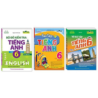 Sách - Global Sucess - Bộ Đề Kiểm Tra - Tập 1 + Bài Tập Tiếng Anh - Không Đáp Án + Vở Bài Tập Tiếng Anh Lớp 6 - Tập 1 - Minh Thắng