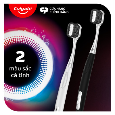 Bộ 2 Bàn Chải Colgate Trắng Răng Optic White