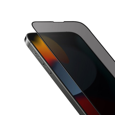 Kính Cường Lực Chống Nhìn Trộm Kèm Khung Dán Cho iPhone 16 Pro Max / 16 Pro / 16 Plus / 16, UNIQ OPTIX PRIVACY_ Hàng Chính Hãng