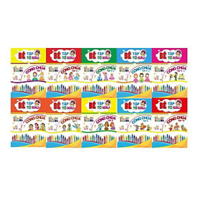 Sách - Bé Tập Tô Màu Công Chúa - Combo 2 Tập - Khang Việt Book