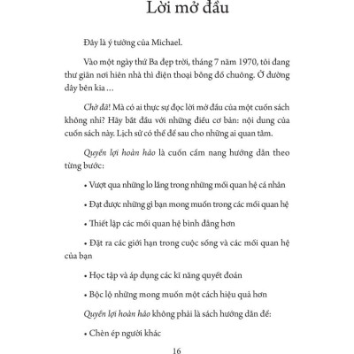 Quyền Lợi Hoàn Hảo - Quyết Đoán Và Bình Đẳng Trong Các Mối Quan Hệ Và Cuộc Sống - Bản Quyền