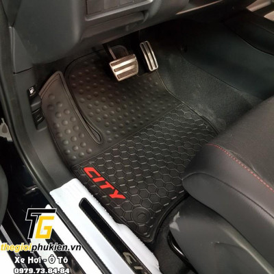 Thảm sàn, lót sàn cao su 3D cho Honda City 2015-2021