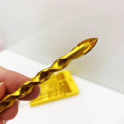 MŨI KHOAN KÍNH - GẠCH MEN 4 CẠNH, CHÂN LỤC GIÁC KYNKO ĐƯỜNG KÍNH PHI Ø 10 DÀI 117MM MKKGM- 10117 (VỈ 10 CHIẾC)