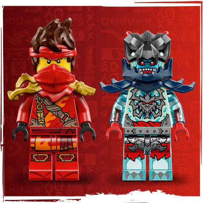 LEGO NINJAGO 71838 Đồ Chơi Lắp Ráp Bộ Đôi Xe Đua Tốc Độ Của Kai (79 chi tiết)