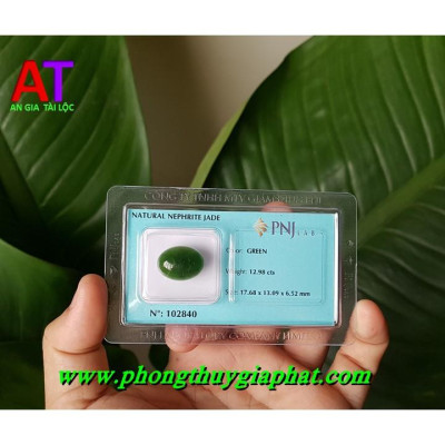 Mặt dây chuyền cẩm thạch xanh