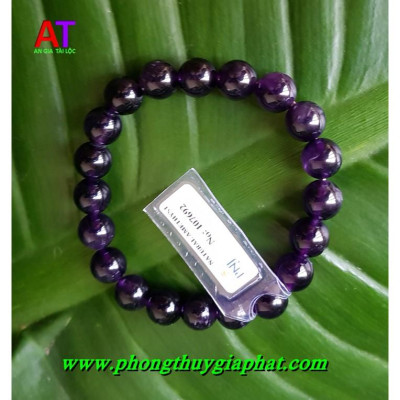 Vòng đeo tay thạch anh tím