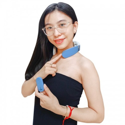 Máy massage cổ xung điện 8D Nikio NK-131 - Rung nóng kết hợp ánh sáng sinh học