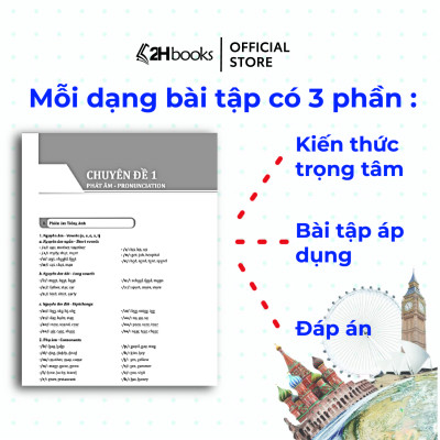 Sách 25 Chuyên đề ngữ pháp Tiếng anh, Combo 2 cuốn tác giả cô Trang Anh, tổng ôn ngữ pháp Tiếng Anh, 2HBooks