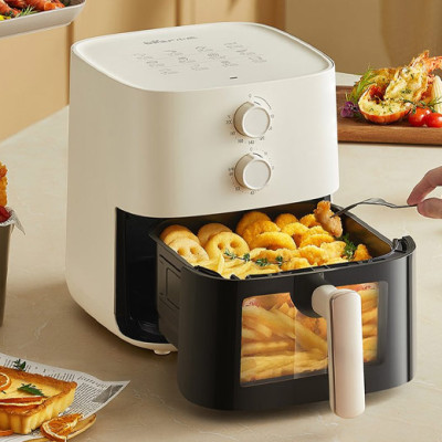 Nồi chiên không dầu Bear QZG-J15M1 (AF-4H15K), Dung tích 5 lít, Công suất 1500W Hàng Chính Hãng